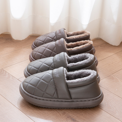 防水棉拖鞋包跟男款冬季2025新款