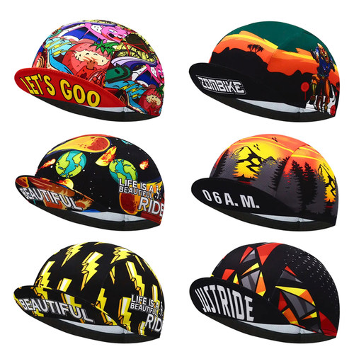 防风速干卡通骑行帽男女四季通用