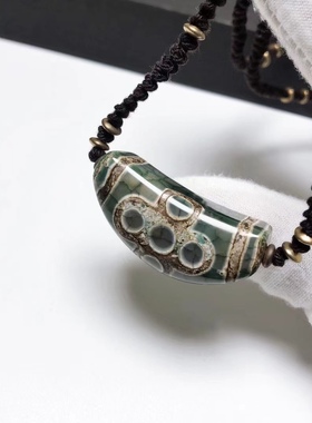 D1770# 天然绿玛瑙吊坠锁骨链38.5*17.2*16.8mm