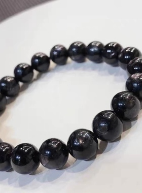 S426 埃及金运石能量手链 月光猫眼9.8mm