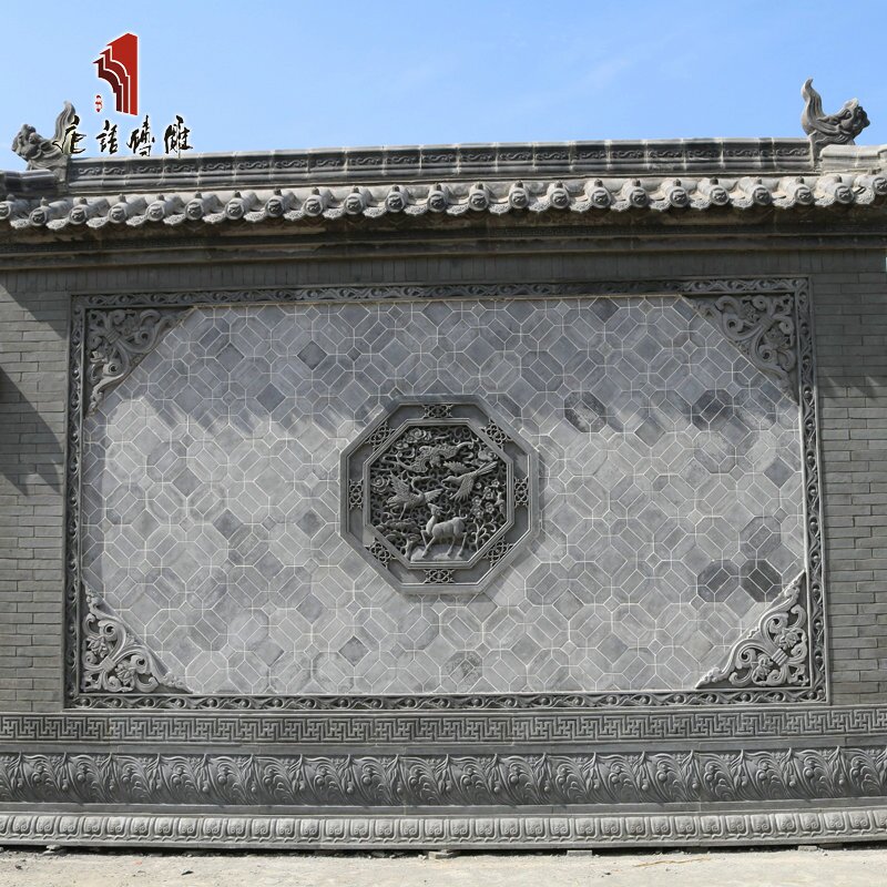 。唐语龟背古建背砖老砖雕中式仿古地砖浮雕装饰影壁墙面青景砖装使用感如何?