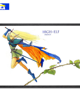 罗德岛战记海报Record of Lodoss War灰色魔女传周边装饰画墙贴