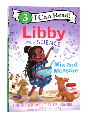 英文原版 Libby Loves Science: Mix and Measure 莉比爱科学:混合和测量 I Can Read Level 3