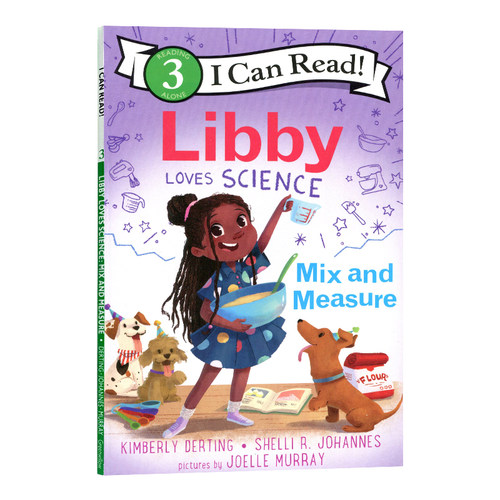 英文原版 Libby Loves Science: Mix and Measure 莉比爱科学:混合和测量 I Can Read Level 3原版漫画书英文绘本