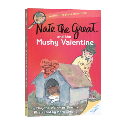 英文原版 Nate the Great and the Mushy Valentine 侦探内特：情人节礼物原版漫画书英文绘本
