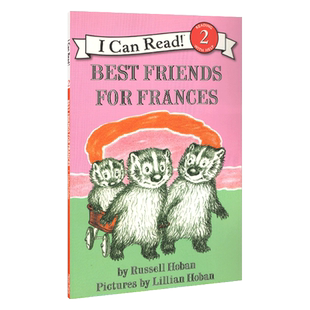 正版英文原版绘本Best Friends for Frances I Can Read 2level4-8岁弗朗西斯最好的朋友儿童原版英语绘本书故事书