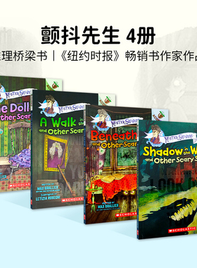 【推理惊悚桥梁书】Mister Shivers 颤抖先生4册全彩送音频学乐大树姐妹篇橡子系列桥梁书 Scholastic Acorn 英文原版课外阅读