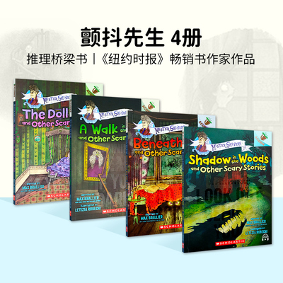 【推理惊悚桥梁书】Mister Shivers 颤抖先生4册全彩送音频学乐大树姐妹篇橡子系列桥梁书 Scholastic Acorn 英文原版课外阅读