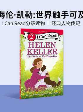 英文原版  海伦·凯勒 Helen Keller: The World at Her Fingertips 4-10岁假如给我三天光明作者i can read 2阶 英语绘本分级读物