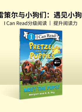 英文原版绘本 PRETZEL & PUPPIES MEET PUPS  遇见小狗们