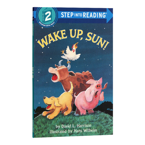 醒醒吧，太阳 企鹅兰登step into reading 2阶英文原版 Wake Up, Sun!原版漫画书英文绘本