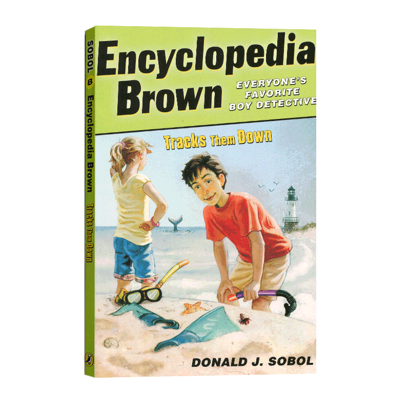 英文原版 Encyclopedia Brown: Tracks Them Down 百科全书小布朗