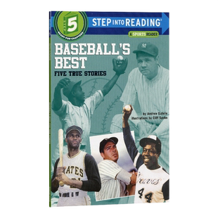 棒球传奇故事英文章节桥梁小说  企鹅兰登step into reading 5阶英文原版 Baseball's Best原版漫画书英文绘本