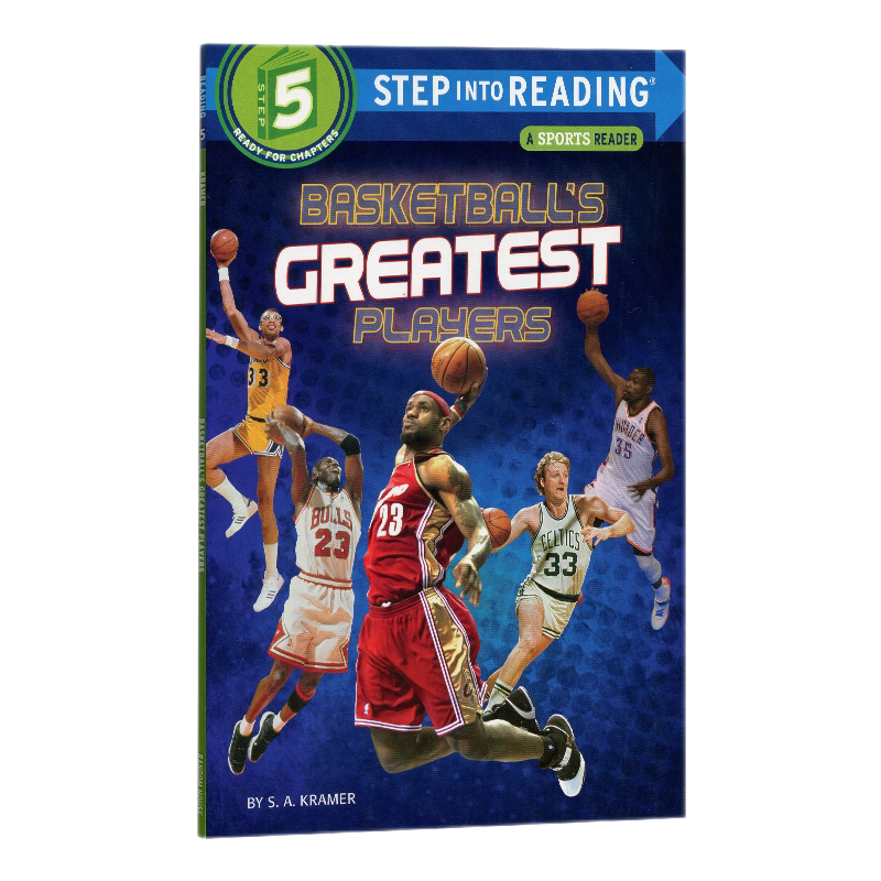 优秀的篮球运动员英文章节小说 企鹅兰登5阶英文原版 Basketball's Greatest Players原版漫画书英文绘本