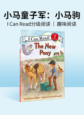 正版儿童英文原版绘本Pony Scouts: The New Pony 小马童子军:4-8岁i can read 2分级读物二阶幼儿英语故事书