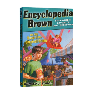 英文原版 Encyclopedia Brown the Case of the Carnival Crime