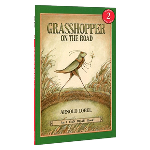 英文童书Grasshopper on the Road 蚂蚱旅行记汪培珽第三阶段 4-8岁正版儿童原版英语绘本书 幼儿英文阅读故事书 小学二年级