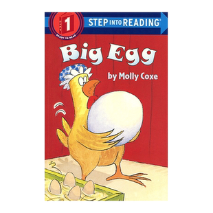 进口英文 巨蛋 企鹅兰登英语分级绘本第一阶 step into reading 一阶英文原版平装绘本 Big Egg