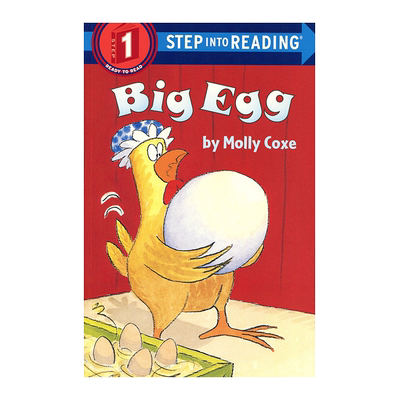进口英文 巨蛋 企鹅兰登英语分级绘本第一阶 step into reading 一阶英文原版平装绘本 Big Egg