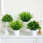 饰 花卉玄关酒柜装 仿真花仿真绿植假花室内插花摆件学校装 饰品软装