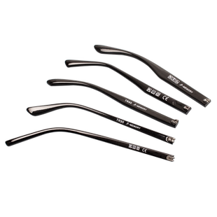 TR双牙眼镜腿一对平凸牙眼镜框架配件眼镜脚腿间距1.5通用维修理