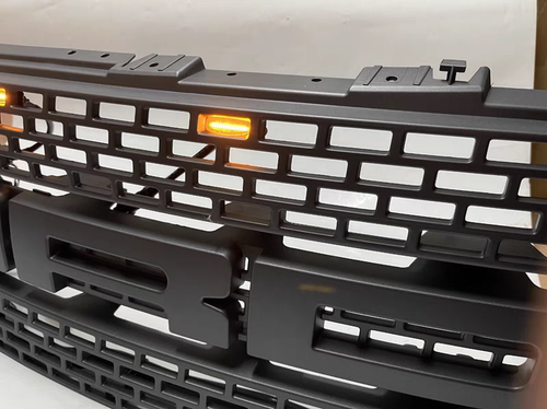 适用09-14年福特猛禽F150中网小黄灯老款6.2猛禽专用中网小灯LED