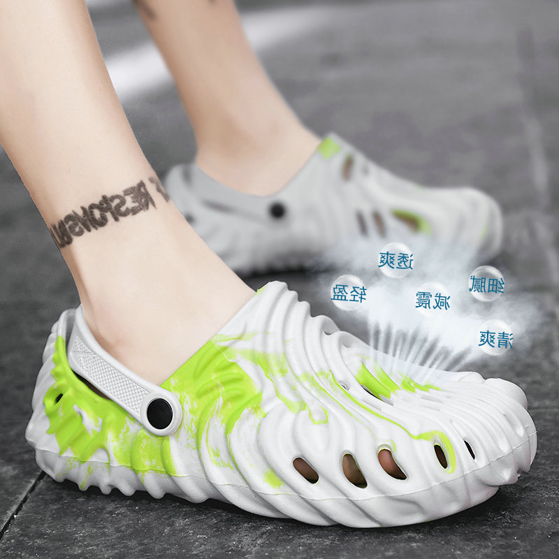 青少年洞洞鞋海边漂流玩水沙滩鞋