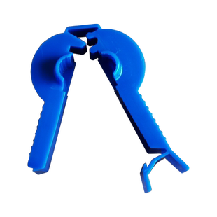 百特原装进口导管夹 管路夹 蓝夹子腹膜透析用 医院同款