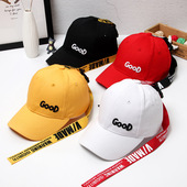 夏季 儿童街舞帽子春秋款 男女童运动棒球帽韩版 嘻哈遮阳鸭舌帽潮