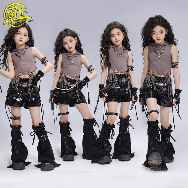 女童jazz爵士舞服辣妹走秀演出服
