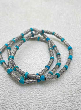 通体s925纯银复古暗黑风手链