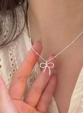 简约ins圆牌粒珠古罗珠宝925银