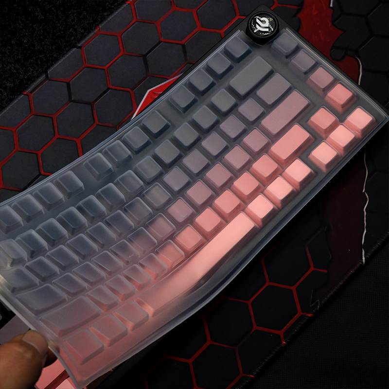 隆视键盘膜适用LEOBOG Hi75机械键盘保护膜台式机电脑75配列侧刻键帽按键防尘罩凹凸垫防水套键位全覆盖配件