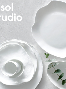 Msol目所 Serax餐厨用具 比利时进口正品 骨瓷极简不规则设计