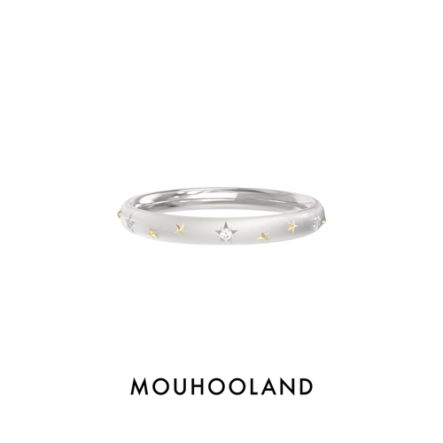 Mouhooland/暮后之地伯利恒之星系列星尘之戒原创戒指情侣款指环