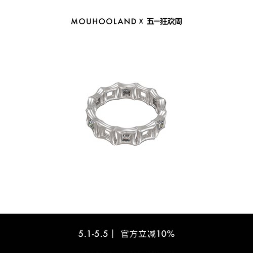 Mouhooland暮后之地情侣款925银