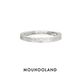 Mouhooland 暮后之地拉丝细素戒原创小众设计925银手工拉丝食指戒