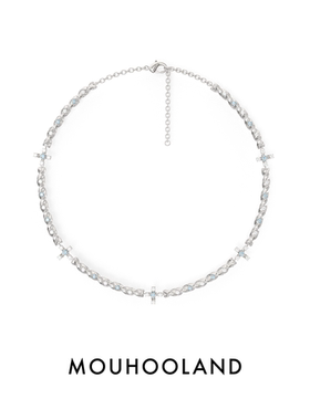 Mouhooland铜镀白金女锆石