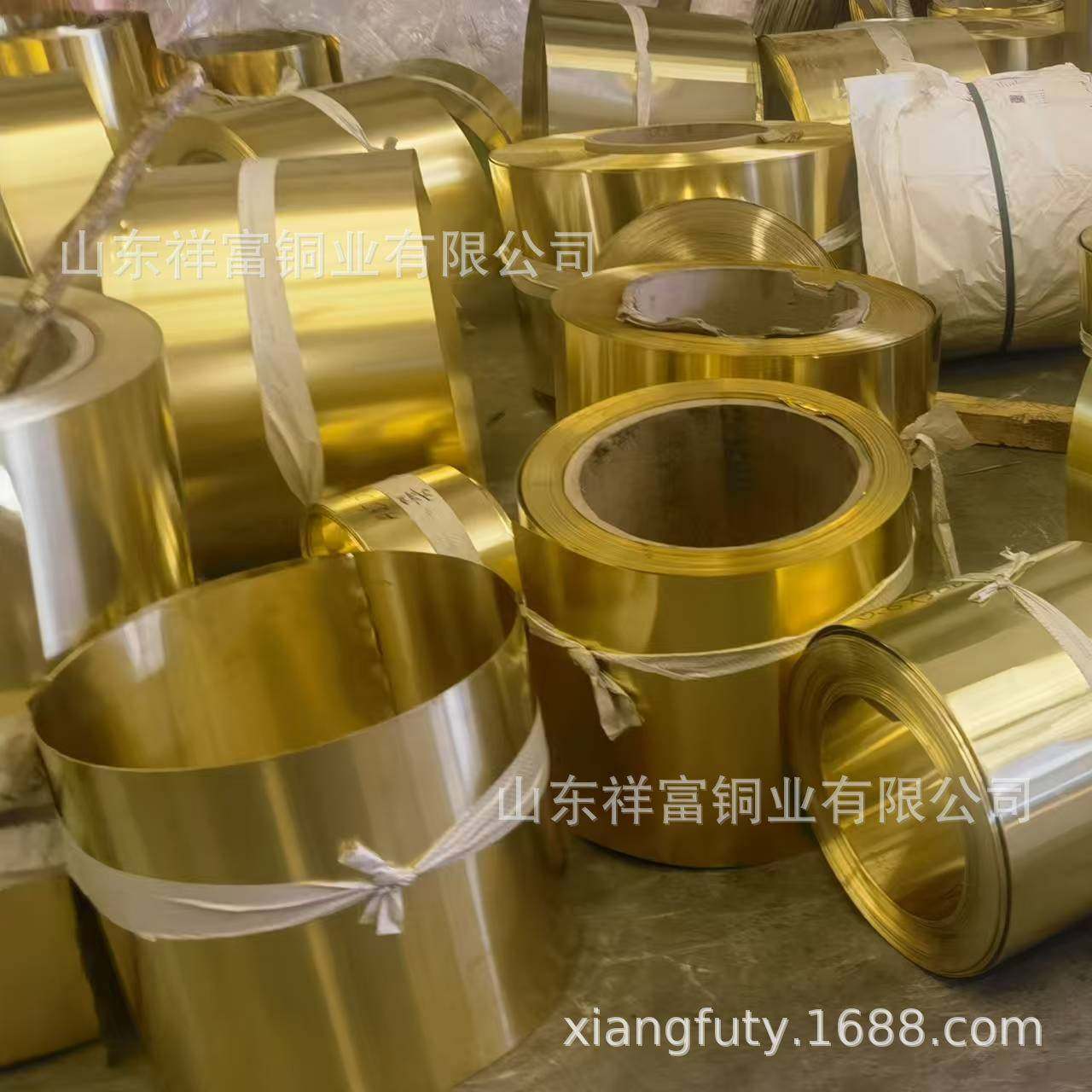 h62黄铜带卷软态拉伸黄铜片C2680光亮黄铜带激光切割精密分条超薄