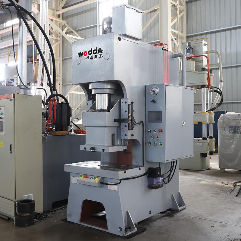 80吨液压冲床钢板冲孔压型C型冲压机80T快速冲压导轨式油压冲床