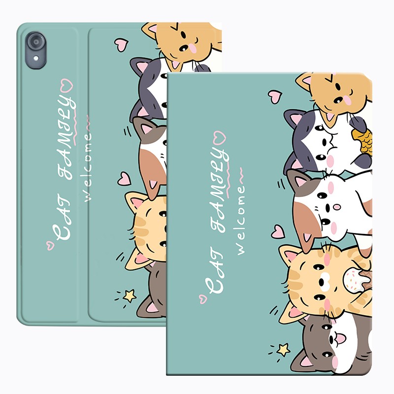 适用平板联想小新pad仿皮卡通