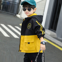 洋气儿童加绒风衣潮帅 秋冬装 男童外套2019春秋冬款 外衣中大童韩版