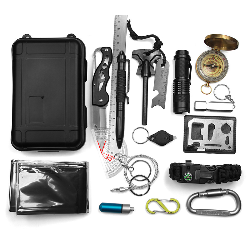 旅行多功能生存应急用品工具盒