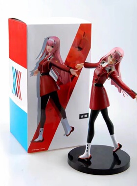 美少女DARLING in the FRANXX国家队Zero Two 02搭档杀手盒装手办