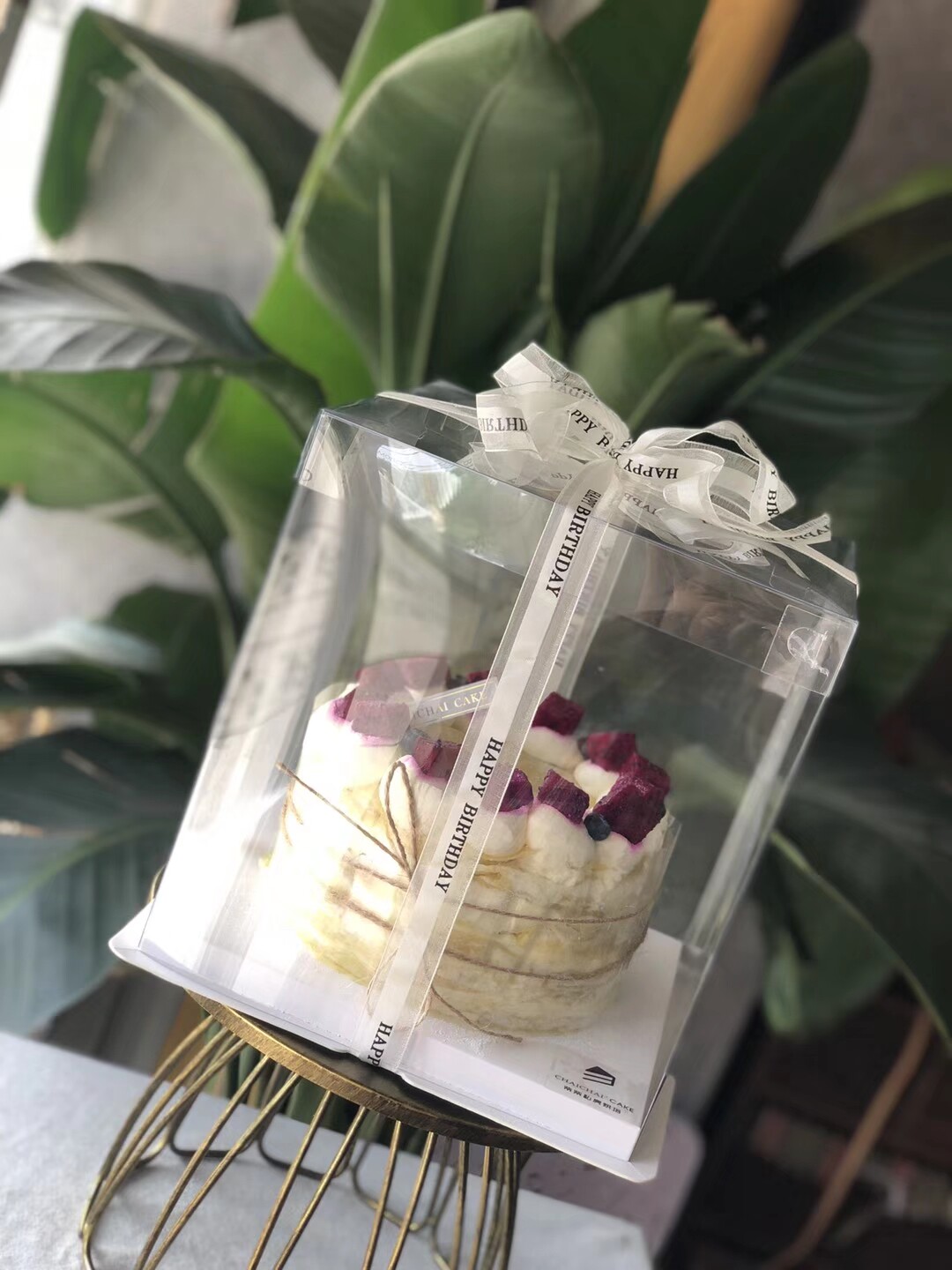 透明生日蛋糕盒单层双层加高4/6/8/10/12/14寸芭比娃娃烘焙包装盒