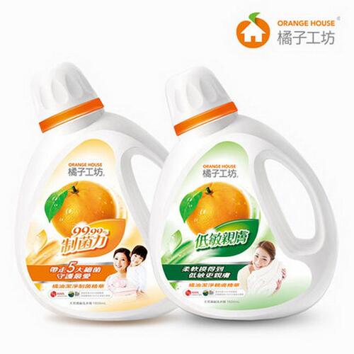 抑菌台湾洗衣液橘子工坊内衣婴幼
