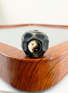 天珠无相太极八卦顶珠腰珠diy文玩配饰百香星月菩提佛手猴头金刚