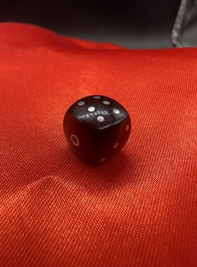 银丁银管黑玛瑙骰子六方珠顶珠腰珠，文玩配饰，百香星月佛手核尖