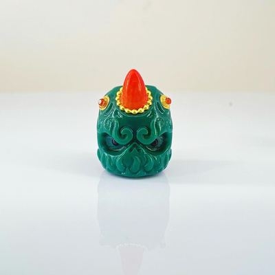 绿松石科技松刺骨独角阿呆顶珠腰珠diy文玩配饰百香星月佛手金刚