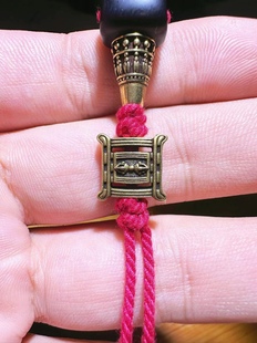 纯铜经书扣线束背云吊坠diy文玩配饰百香星月佛手金刚猴头核尖大